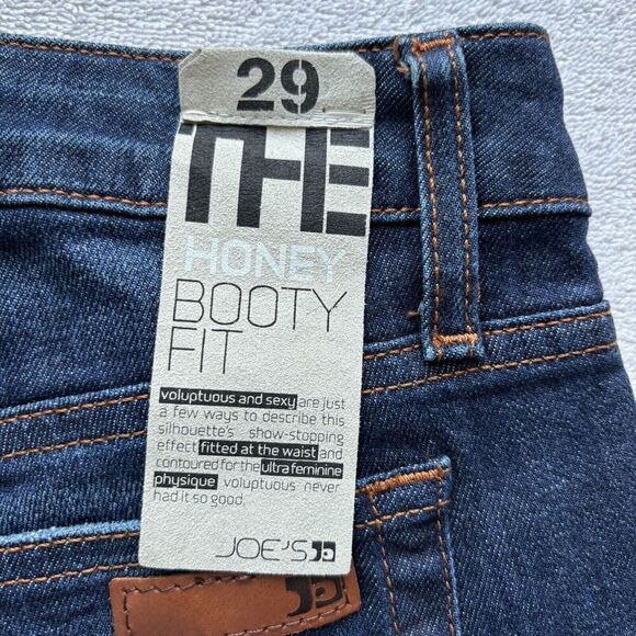 Joe's Jeans The Honey Booty Fit Curvy Flared Leg Stretch Blue Jeans Size 29 - Picture 6 of 9